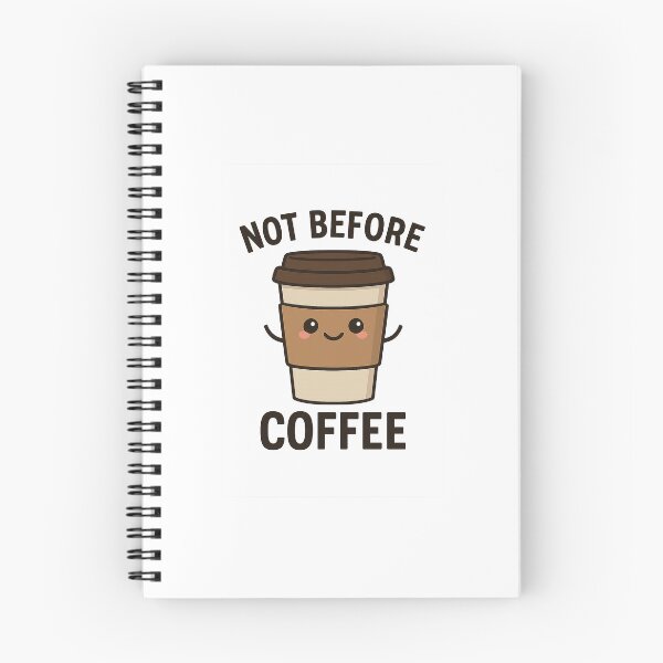 Item preview, Not Before Coffee – Cute Funny Coffee Cup Design designed and sold by Latte Laughs.