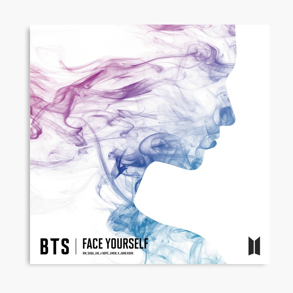 Bts Face Yourself Album Cover Leinwanddruck Von Twentyfan Redbubble