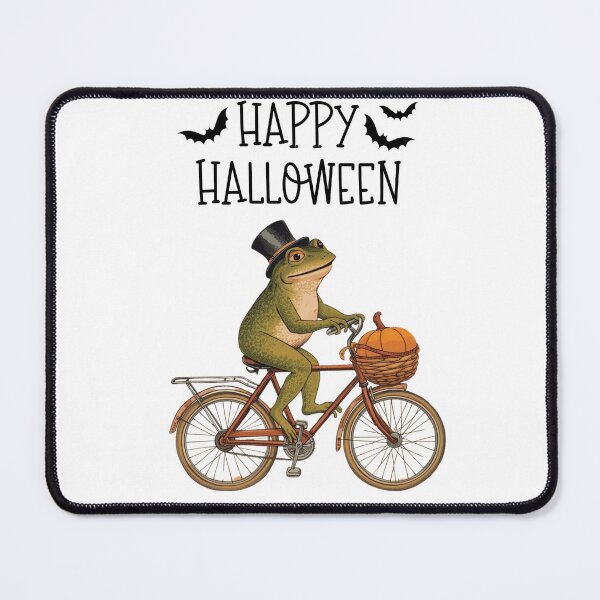 Item preview, Happy Halloween Vintage Frog – Retro Spooky Illustration designed and sold by TheMysticNook.