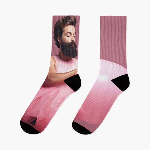 Item preview, Graceful Bearded Dancer with Pink Balloon designed and sold by anytka.