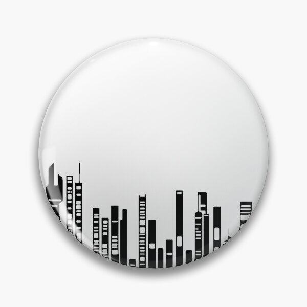 Item preview, Paysage Urbain 13 (simple, noir et blanc, minimaliste) designed and sold by EBFCDesigns.