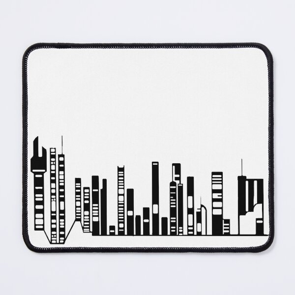 Item preview, Paysage Urbain 13 (simple, noir et blanc, minimaliste) designed and sold by EBFCDesigns.