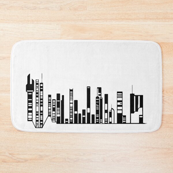 Item preview, Paysage Urbain 13 (simple, noir et blanc, minimaliste) designed and sold by EBFCDesigns.