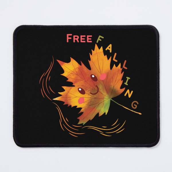 Item preview, Free Falling Autumn Leaf – Cute Kawaii Fall Design designed and sold by SunandShade.