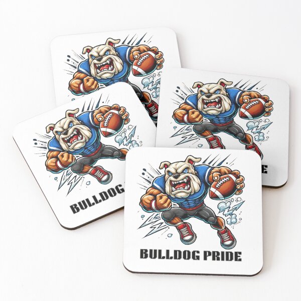 Item preview, Bulldog Pride – Fierce Football Mascot Sports Design designed and sold by HANG ON STUDIO .