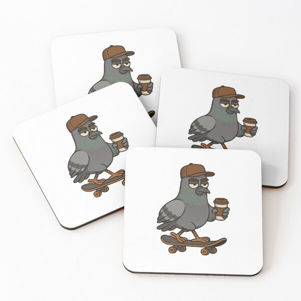 Item preview, Brooklyn Pigeon on Skateboard designed and sold by SamKillian.