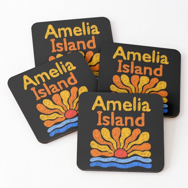 Item preview, Atardecer en la playa de Amelia Island designed and sold by ArtNoveltee.