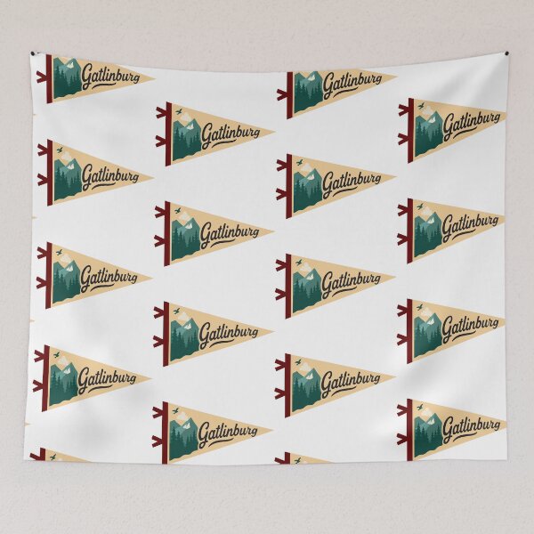 Item preview, Gatlinburg Tennessee Pennant designed and sold by Decal Mania.