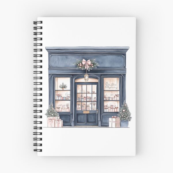 Item preview, Blue Pink Winter Christmas Storefront with gifts designed and sold by Feeling Artsy.