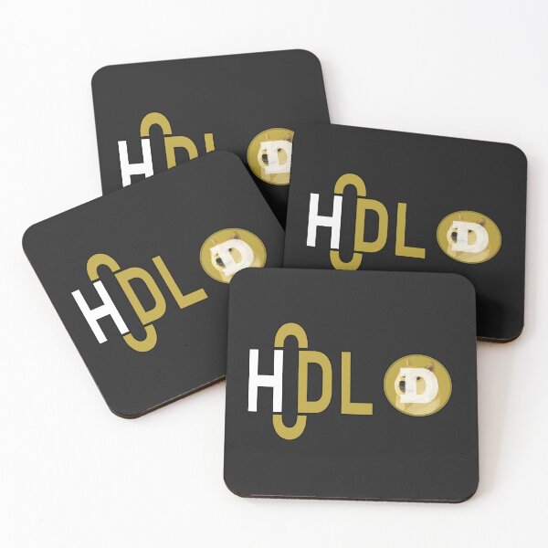 Item preview, HODL Dogecoin - DOGE Cryptocurrency Art designed and sold by cabana.space.