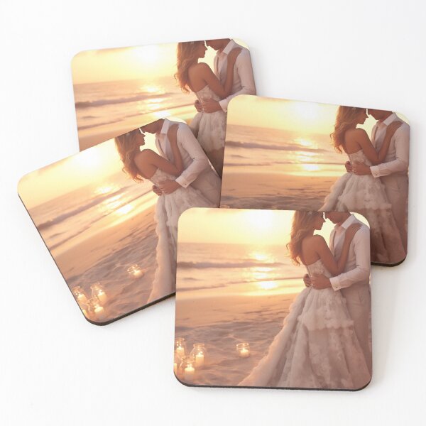Item preview, Romantic beach wedding at sunset designed and sold by anytka.
