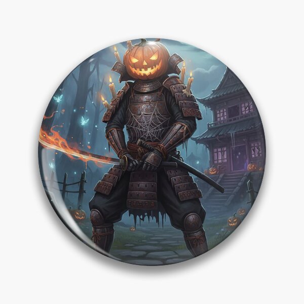 Item preview, Halloween Pumpkin Samurai designed and sold by AmetistLight.