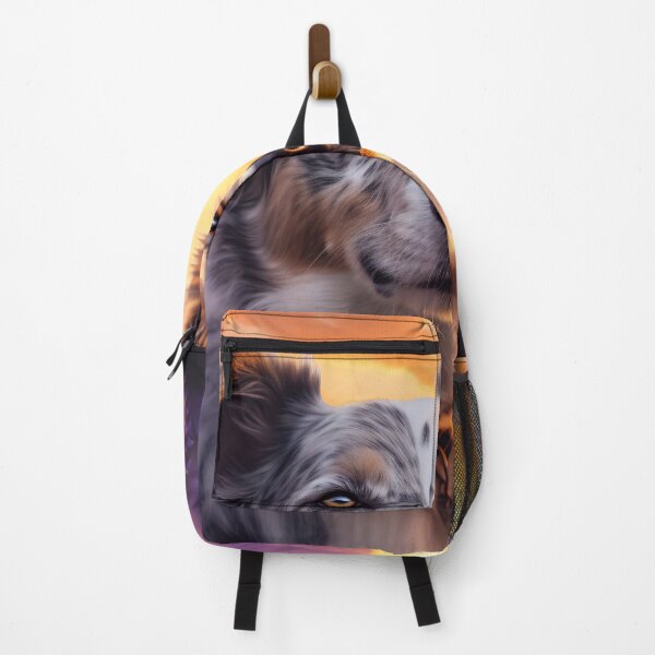 Item preview, Splendid Sunset and Lavender Fields with a Majestic Dog designed and sold by anytka.