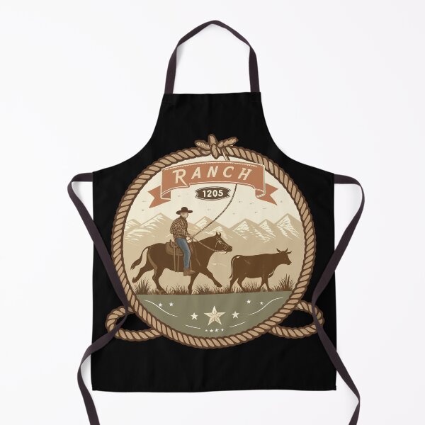 Item preview, Vintage Cutting Horse Badge – Western Cowboy Rodeo Logo Design designed and sold by VividOrganica.