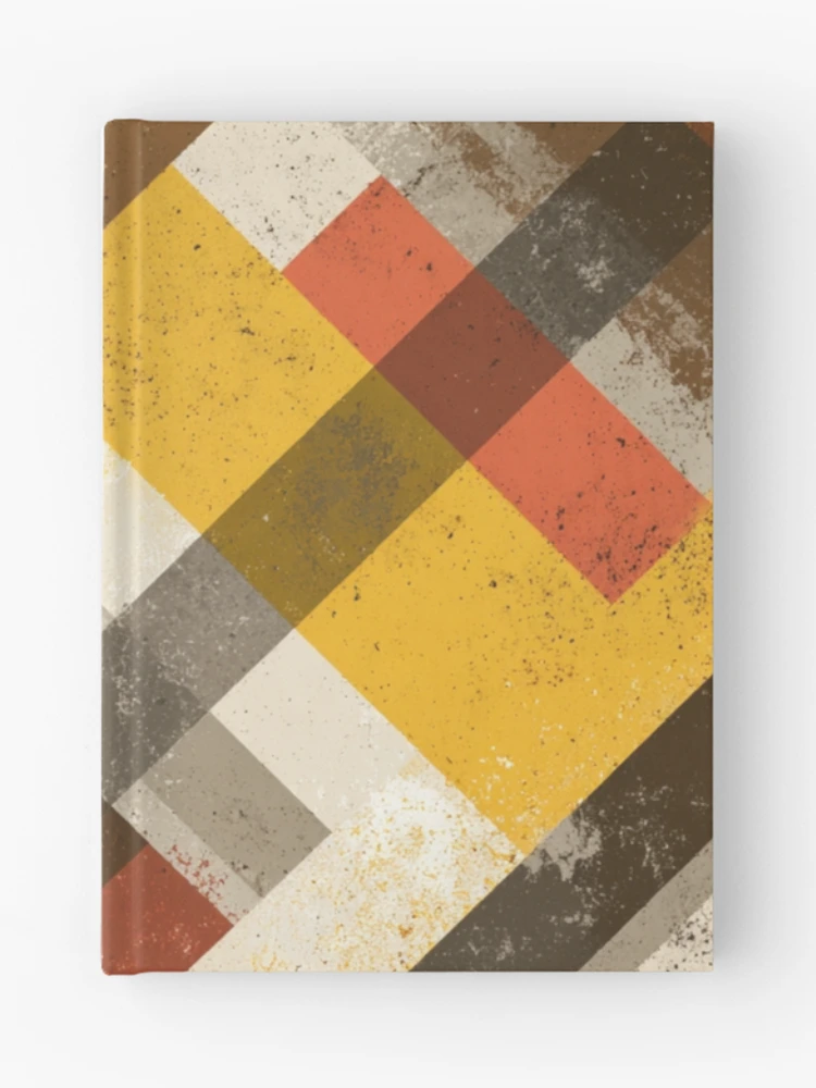 Thumbnail 1 of 3, Journal, “Retro Geometric Abstract Pattern” designed and sold by AlexLineArt.