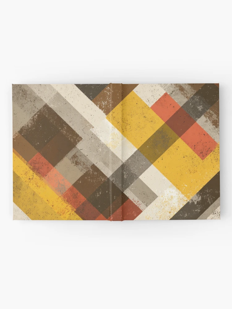 Thumbnail 2 of 3, Journal, “Retro Geometric Abstract Pattern” designed and sold by AlexLineArt.