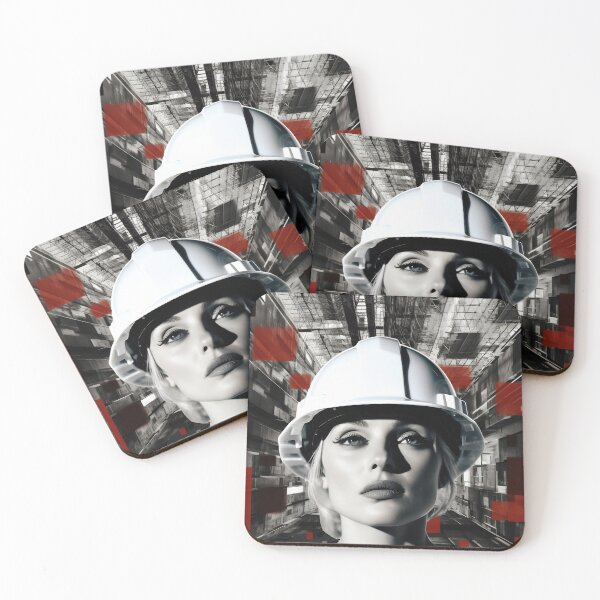 Item preview, Strong woman in construction setting designed and sold by anytka.