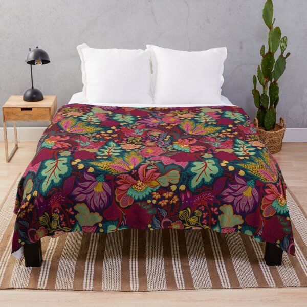 Item preview, Jewel toned boho pattern designed and sold by Gaia Marfurt.