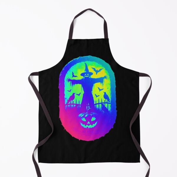 Item preview, A Sinister Scarecrow Under The Fiery Halloween Sky designed and sold by e-camelleone.