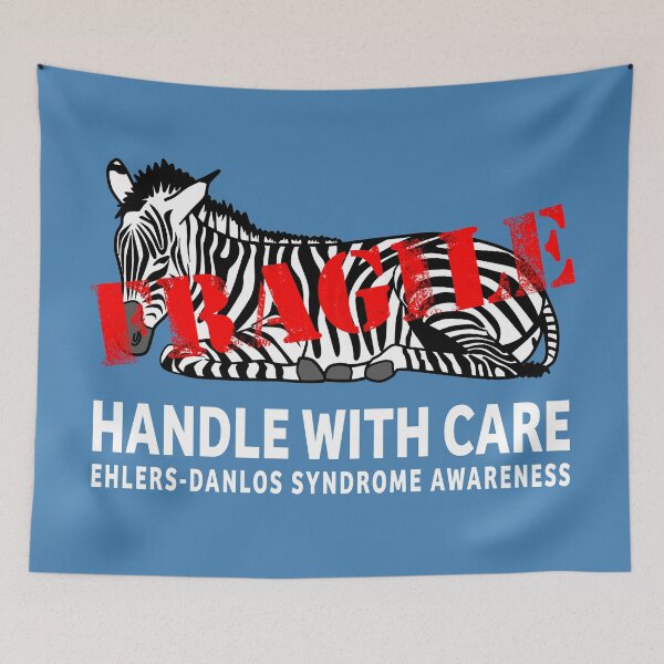 Item preview, Ehlers-Danlos Syndrome Handle With Care Zebra designed and sold by Designs by Jesabee.