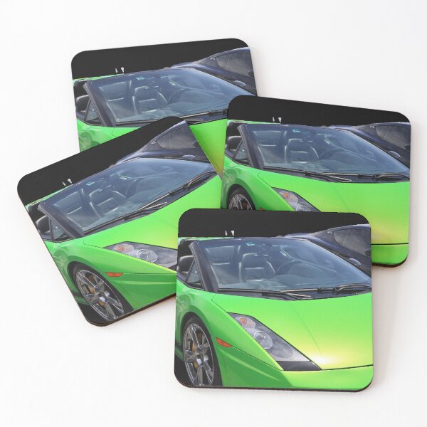 Item preview, Lime Green Convertible Supercar designed and sold by kenkortner.