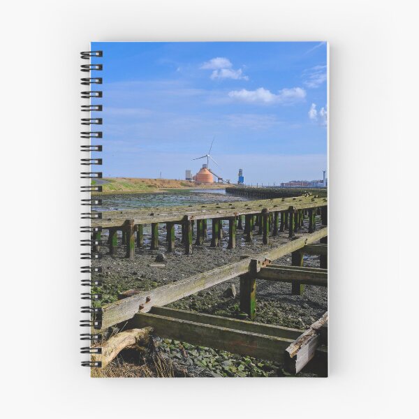 Item preview, The Old Wooden Staithes on the River Blyth  designed and sold by Violaman.
