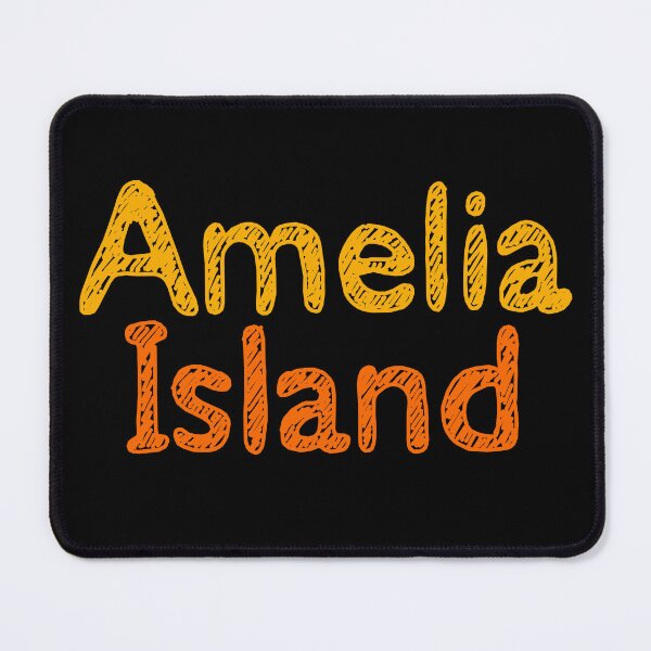Item preview, Amelia Island Typography designed and sold by ArtNoveltee.