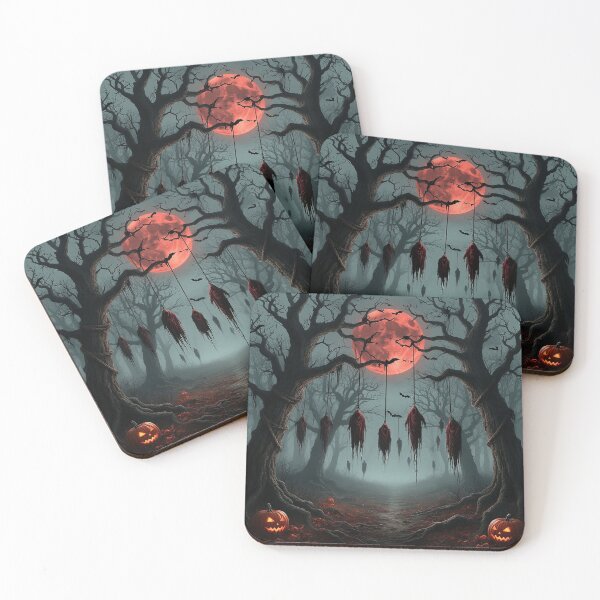 Item preview, Bloody Moon Halloween Forest designed and sold by AmetistLight.