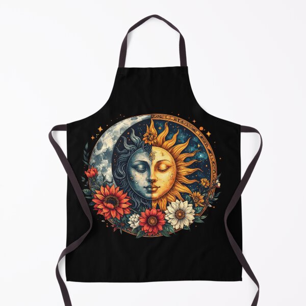 Item preview, Mystic Sun and Moon with Floral Celestial Aesthetic designed and sold by shoppingtshirts.