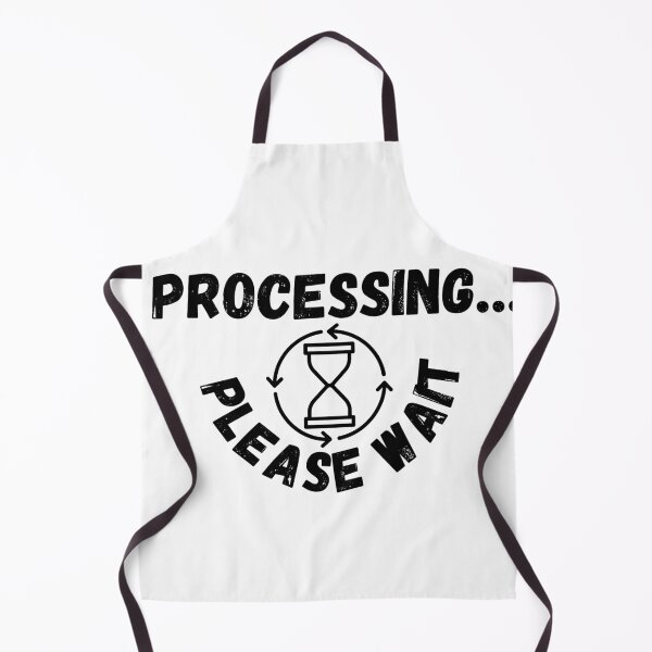 Item preview, Processing… Please Wait – Funny Tech & Gamer Humor T-Shirt designed and sold by CVDesignHub.