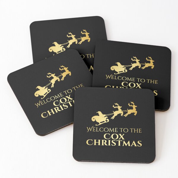 Item preview, Welcome to the Cox Christmas – Gold Family Name designed and sold by buglevel.