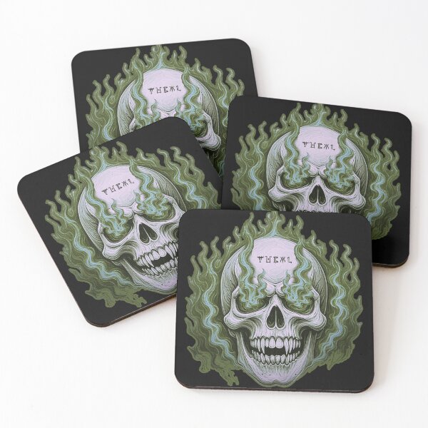 Item preview, Karsh the green flames of the afterworld designed and sold by DARKIVA ART.