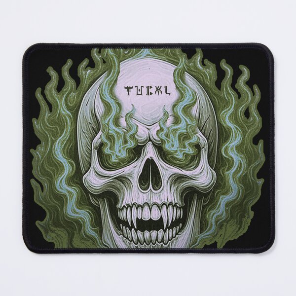 Item preview, Karsh the green flames of the afterworld designed and sold by DARKIVA ART.