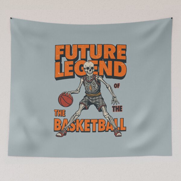 Item preview, Vintage Basketball Legend Skeleton designed and sold by Zakrytos ★★★★★.