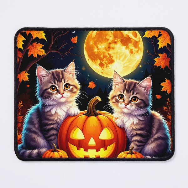 Item preview, Pumpkin Moonlight Kittens designed and sold by AmetistLight.