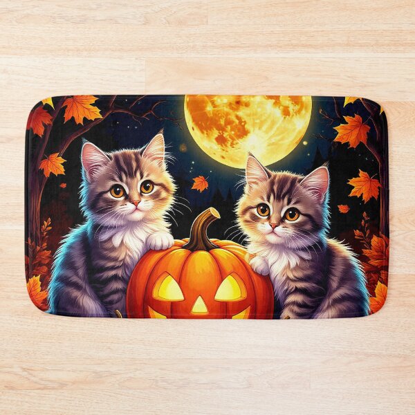Item preview, Pumpkin Moonlight Kittens designed and sold by AmetistLight.