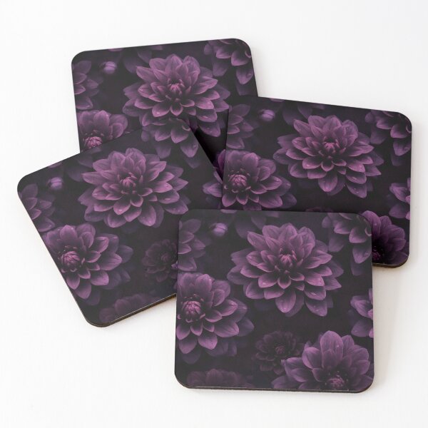 Item preview, Moody Dahlia Mauve Purple designed and sold by artsandsoul.