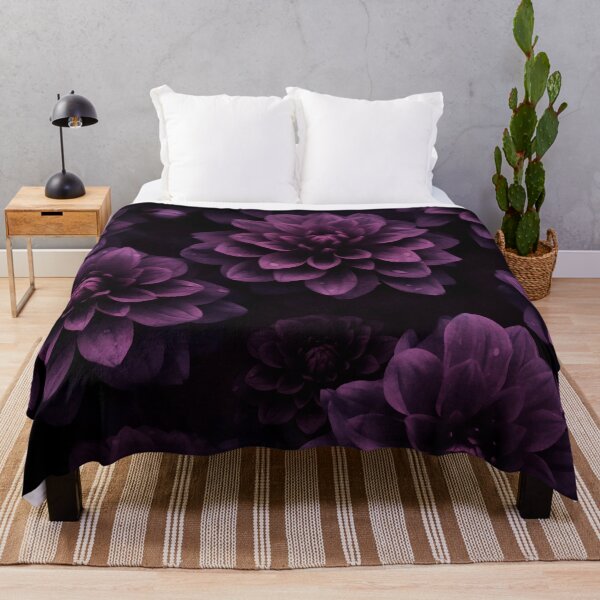 Item preview, Moody Dahlia Mauve Purple designed and sold by artsandsoul.