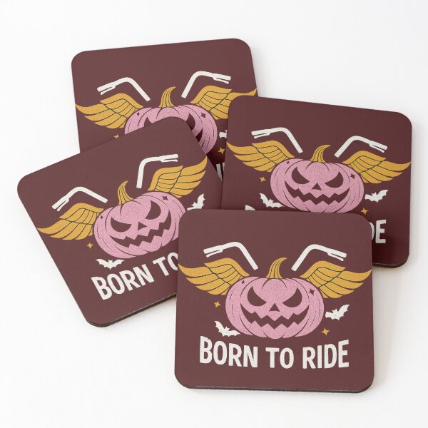 Item preview, Pink Pumpkin Rider – Neon Halloween Motorcycle Spirit designed and sold by TrendTribeTP.