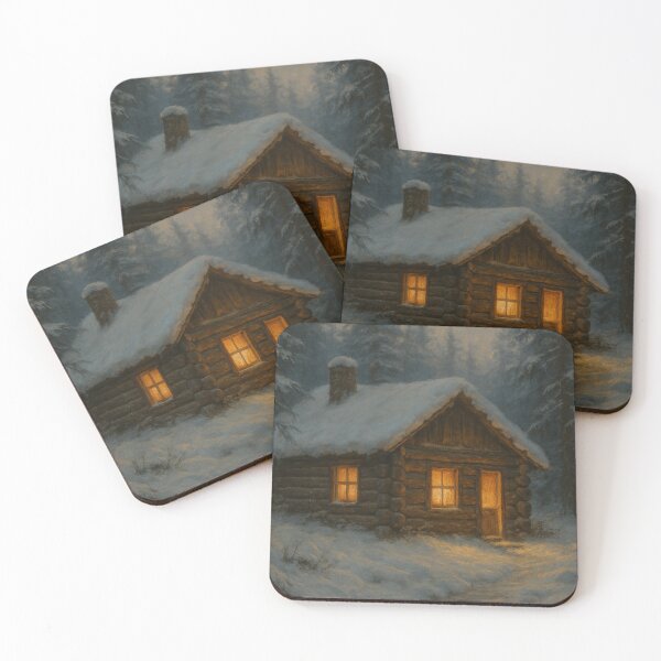 Item preview, Cozy Snowy Cabin designed and sold by MakersMinds.