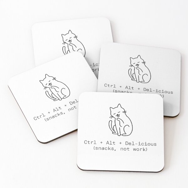 Item preview, Ctrl + Alt + Del-icious (snacks, not work) designed and sold by PromptlyPrinted.