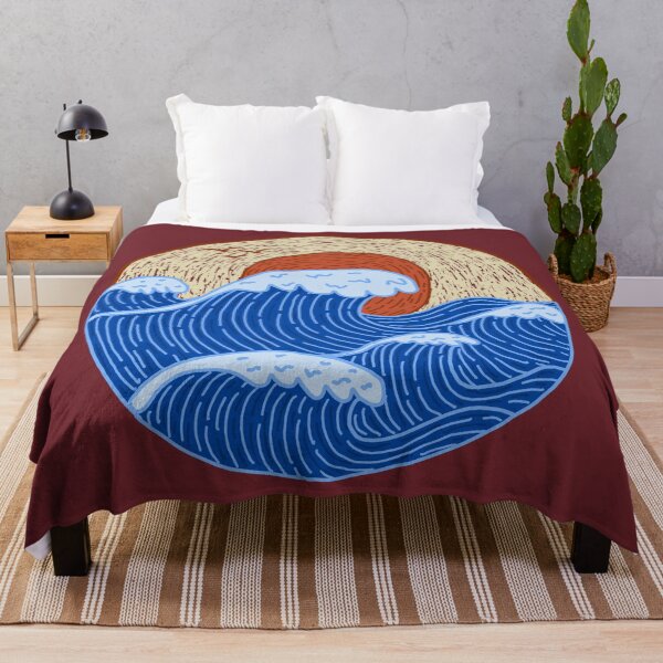 Item preview, Big Ocean waves  designed and sold by ArtNoveltee.