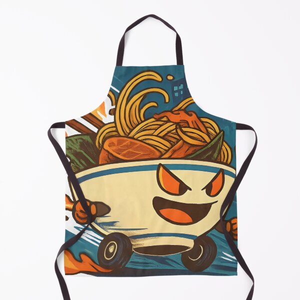 Item preview, Ramen Racer - Fast Food Street Racing Japanese Noodle Bowl Character designed and sold by Alchemy Ink.
