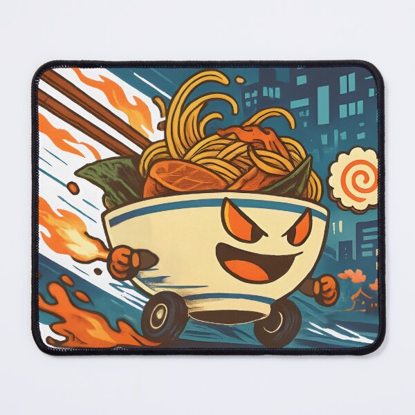 Item preview, Ramen Racer - Fast Food Street Racing Japanese Noodle Bowl Character designed and sold by Alchemy Ink.