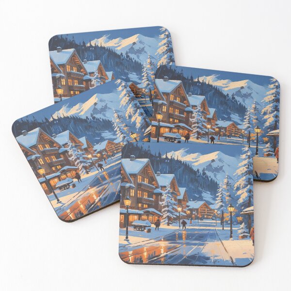 Item preview, Cozy Ski Town designed and sold by MakersMinds.