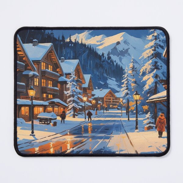 Item preview, Cozy Ski Town designed and sold by MakersMinds.