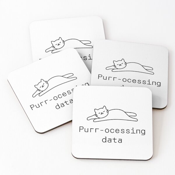 Item preview, Purr-ocessing data designed and sold by PromptlyPrinted.