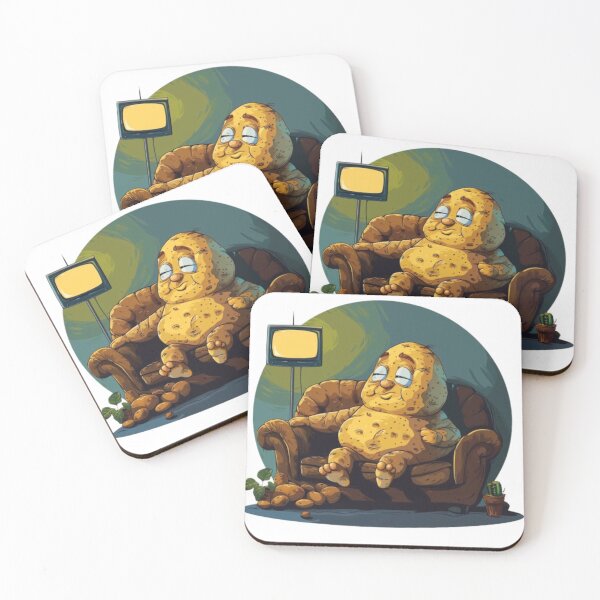 Item preview, “Lazy Couch Potato” designed and sold by AlexLineArt.