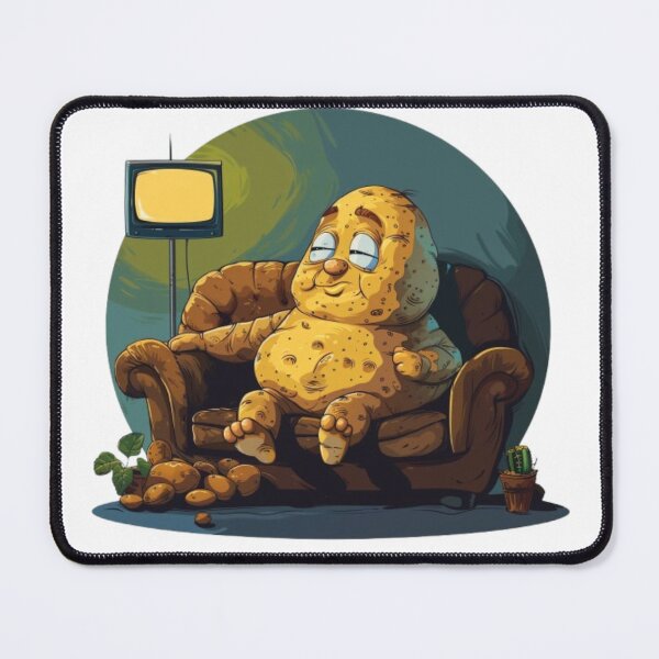 Item preview, “Lazy Couch Potato” designed and sold by AlexLineArt.