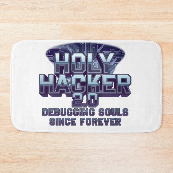 Item preview, Holy Hacker 2.0 Debugging Souls Art | Futuristic Geek Gift Tee Digital Download designed and sold by AnnDesignStudio.